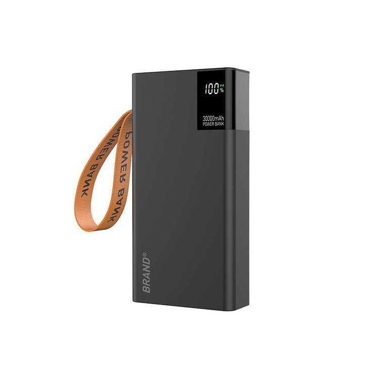 D02--30,000毫安PD20W和SCP22.5W快充数显移动电源